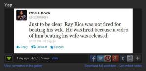 Ray Rice Chris Rock
